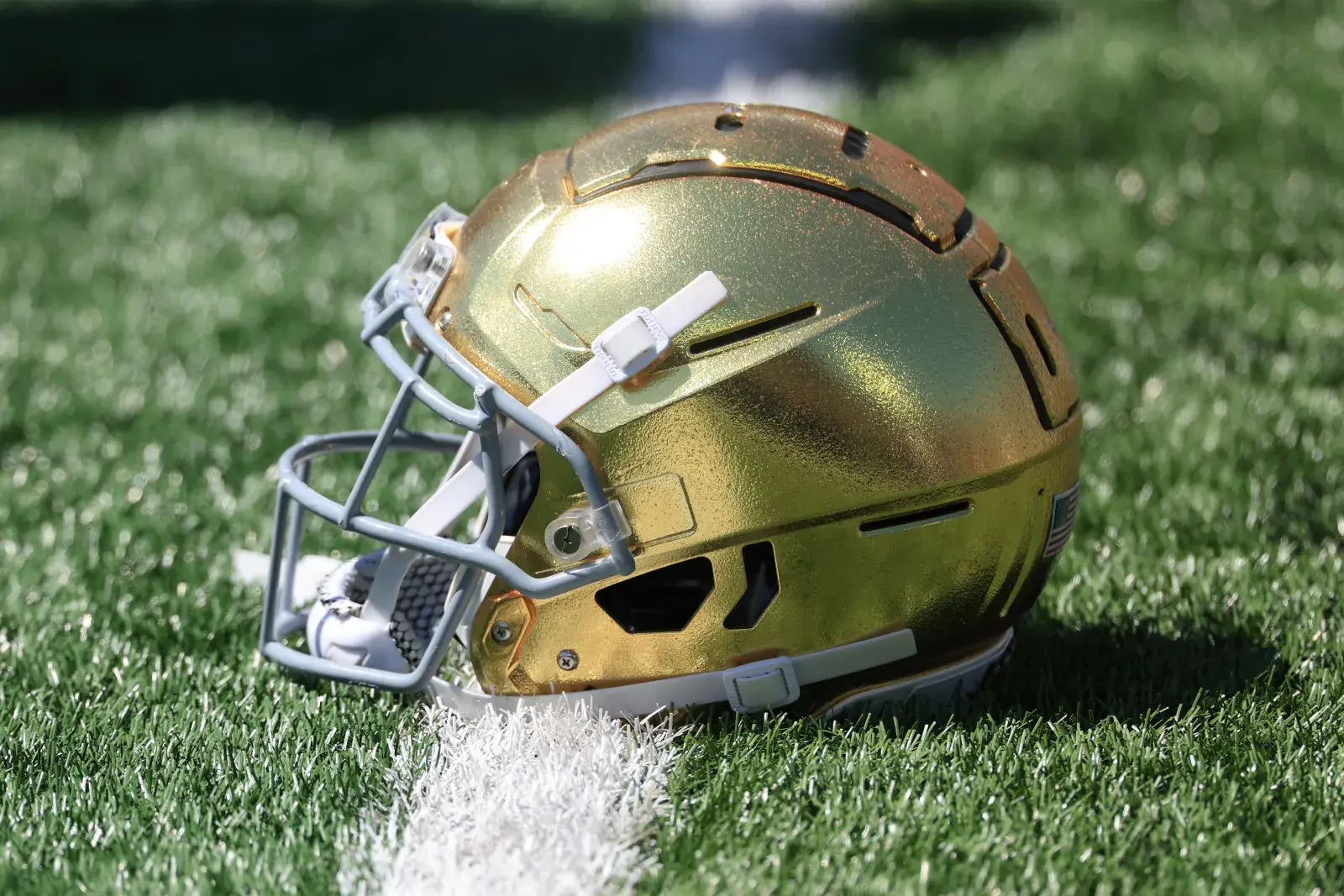 Notre Dame Fighting Irish helmet