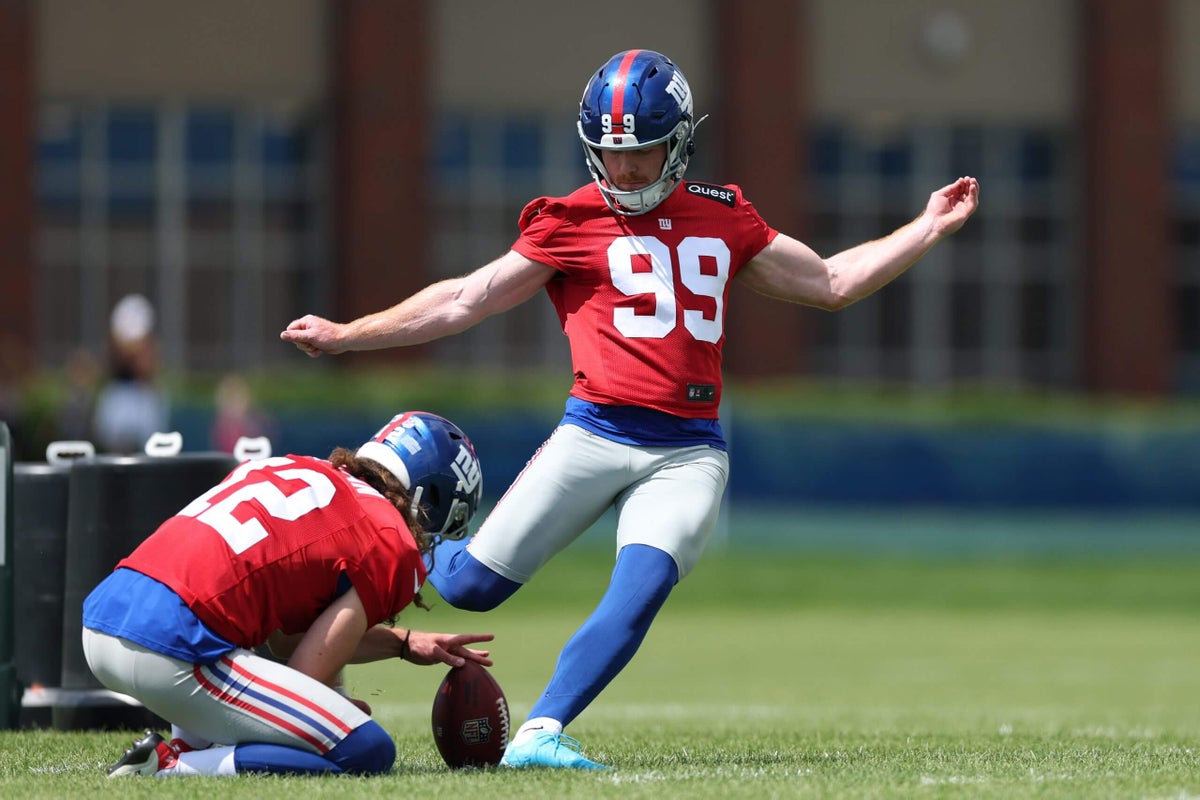 Giants waive kicker Jude McAtamney after missed extra points in loss to Broncos