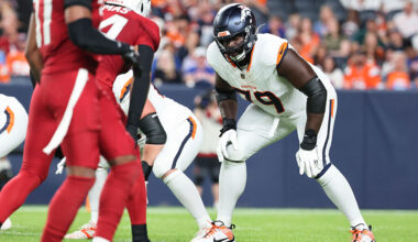 Broncos place starting guard on IR again