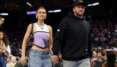 Taylor Swift wore her brand. Now, Kristin Juszczyk is finding a place in NBA fashion