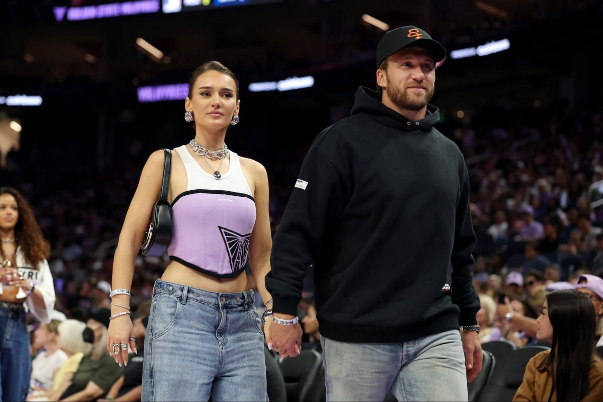 Taylor Swift wore her brand. Now, Kristin Juszczyk is finding a place in NBA fashion