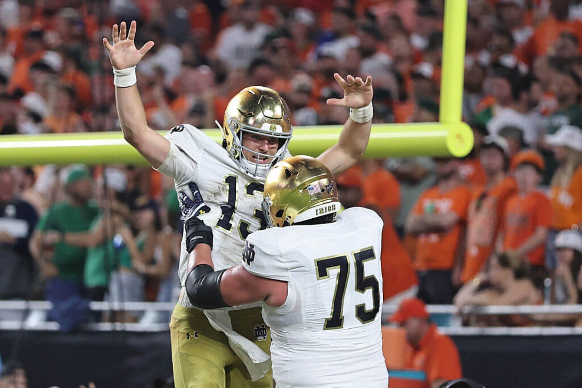 College Football Playoff bubble watch: Why Notre Dame could be this year’s most-debated team