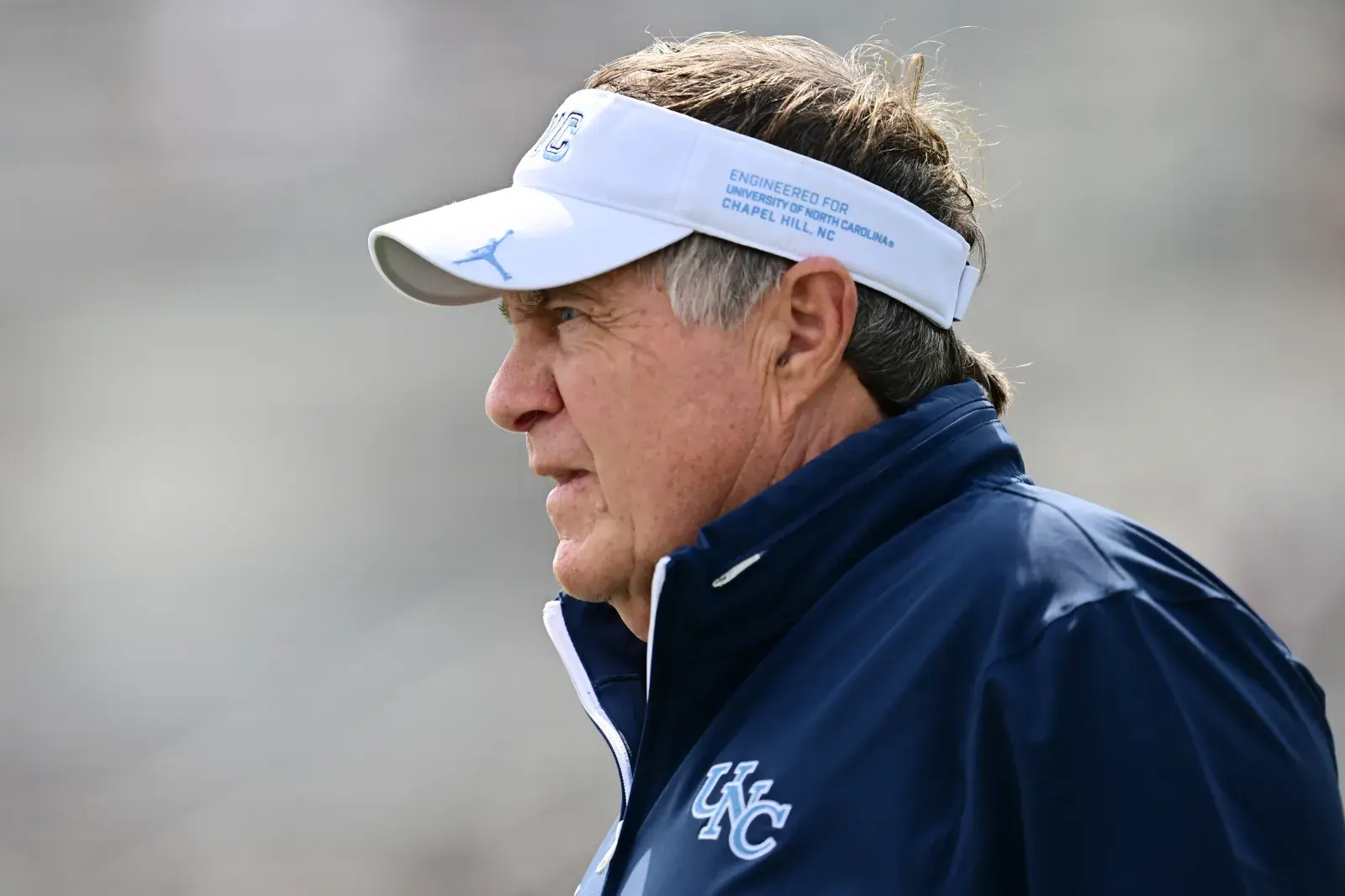 Head coach Bill Belichick of the North Carolina Tar Heels