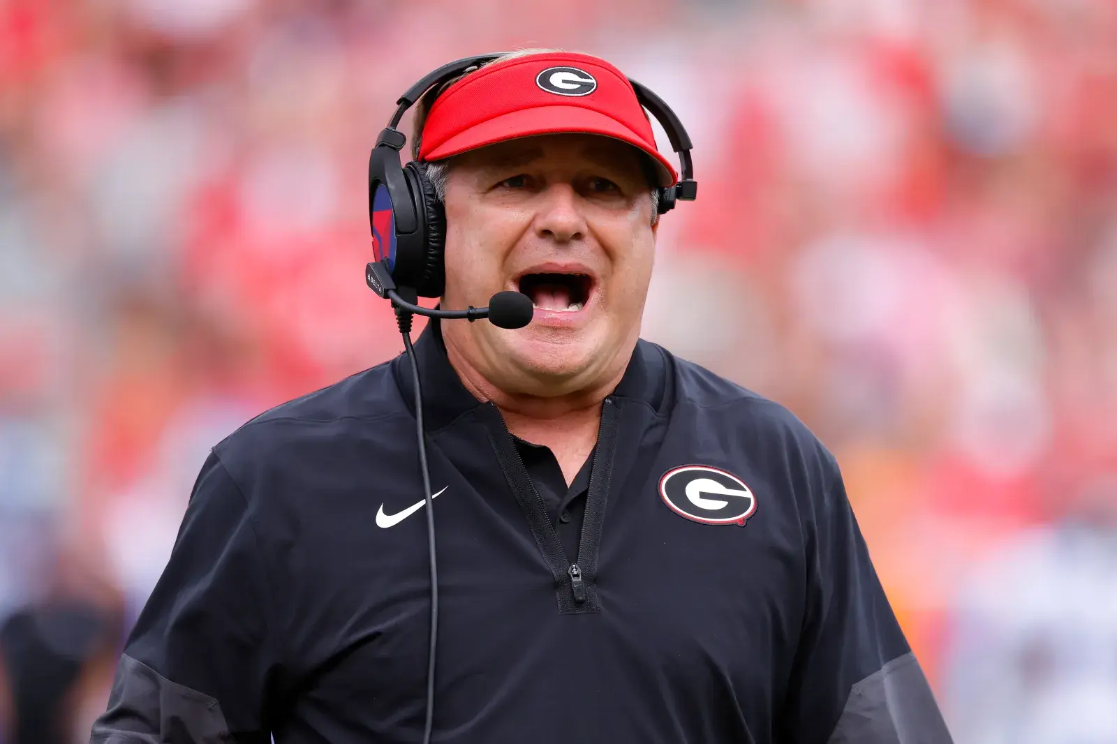 Georgia college football head coach Kirby Smart