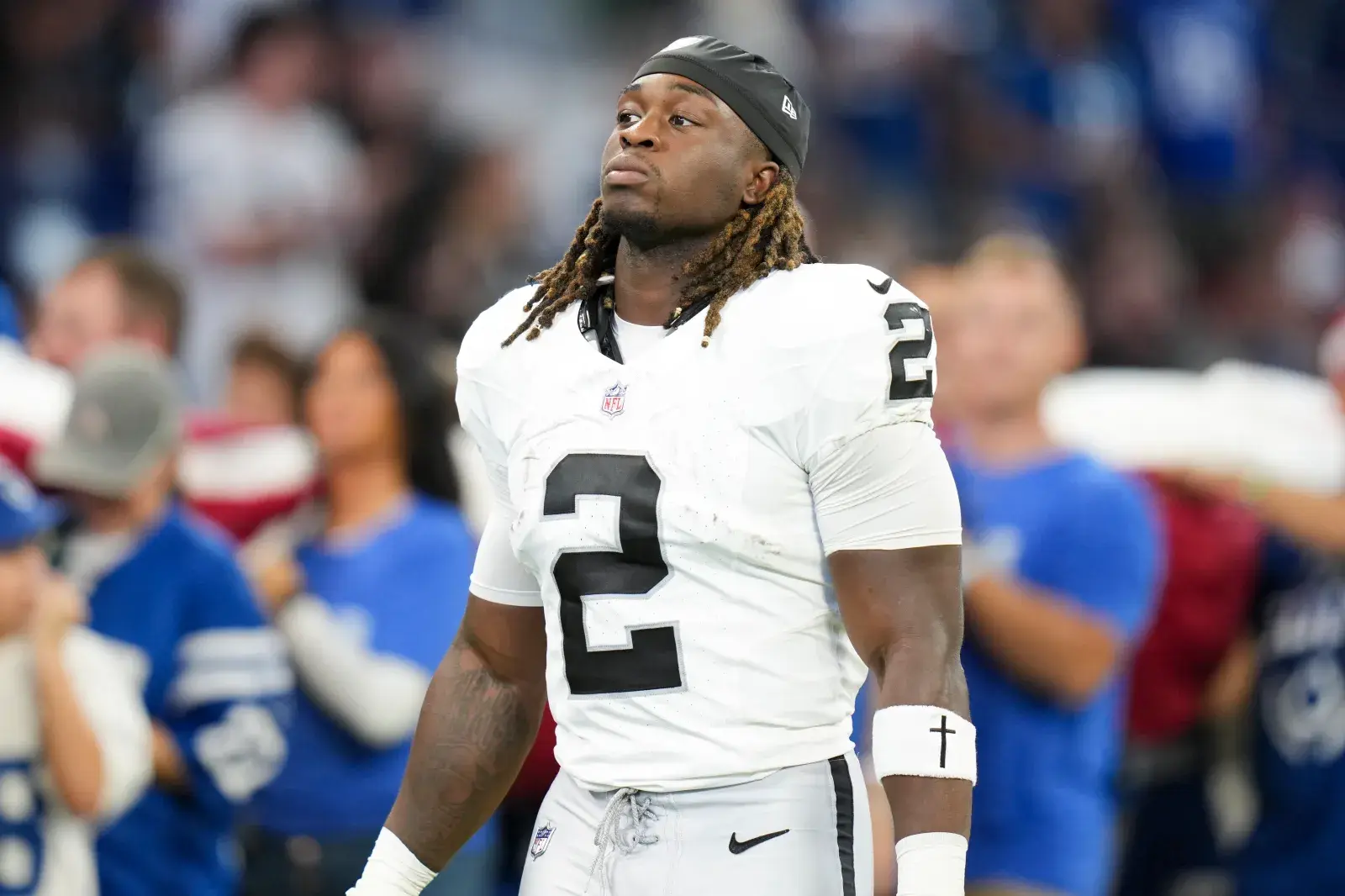 Las Vegas Raiders running back Ashton Jeanty.