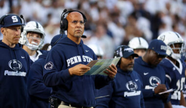 Penn State football James Franklin fired Oct. 12, 2025...