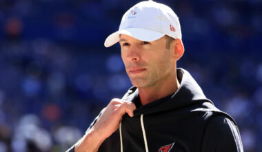 Jonathan Gannon Cardinals Colts Brissett Murray QB1 conversation...