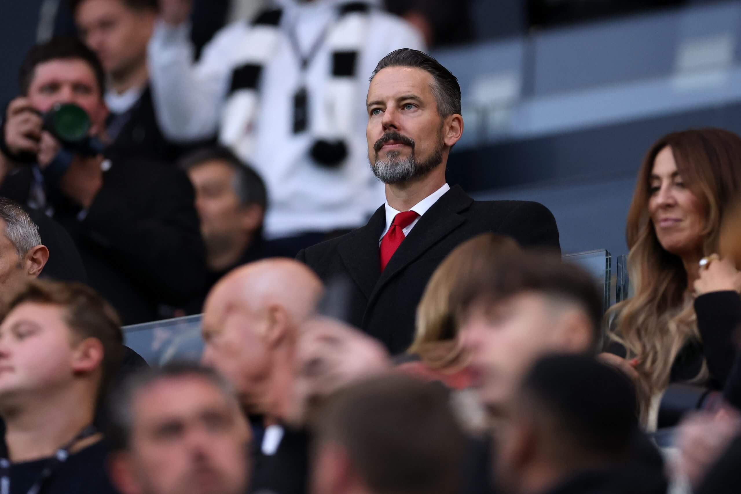 Arsenal co-chair Josh Kroenke at Craven Cottage