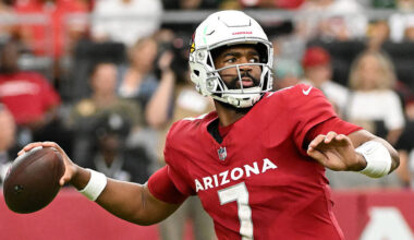 Cardinals QB Jacoby Brissett...