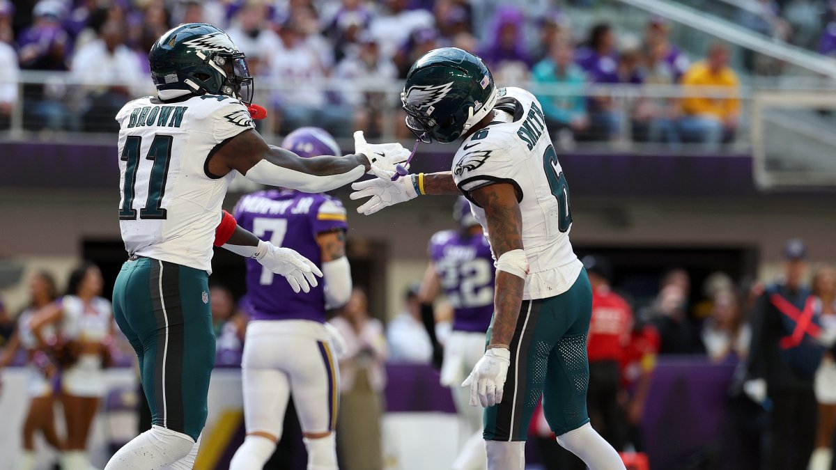 Devonta Smith, AJ Brown shine in Eagles’ Week 7 win – NBC Sports Philadelphia