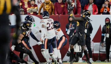 Commanders' Jayden Daniels won't relive the Hail Mary that beat Bears a year ago