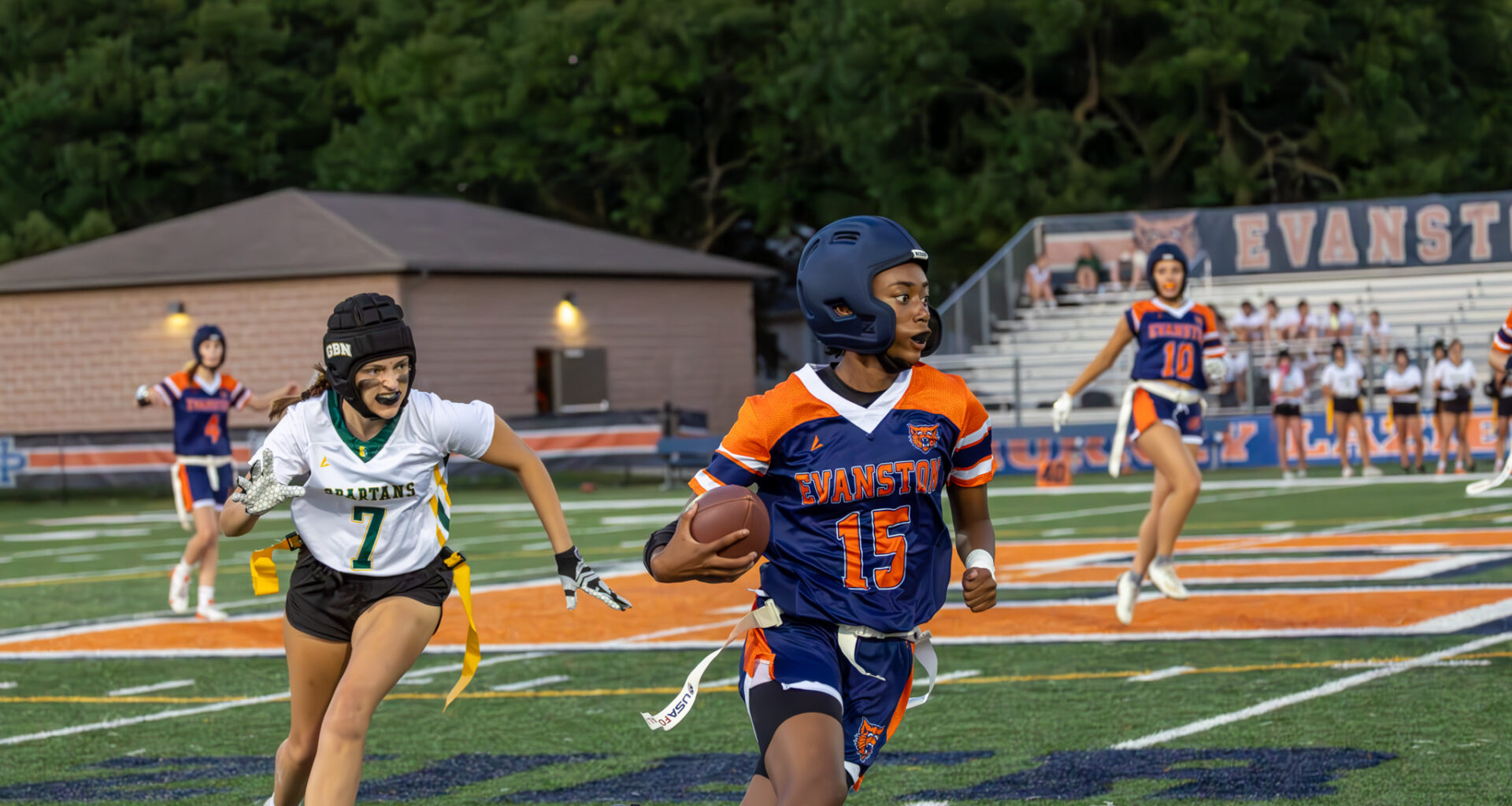ETHS flag football: Fourth quarter rally falls short in sectional finale