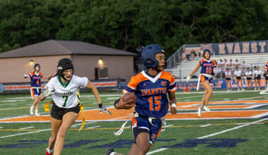 ETHS flag football: Fourth quarter rally falls short in sectional finale