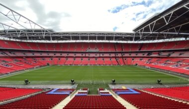General view inside Wembley Stadium. Arizona State and Kansas could play in London in 2026...