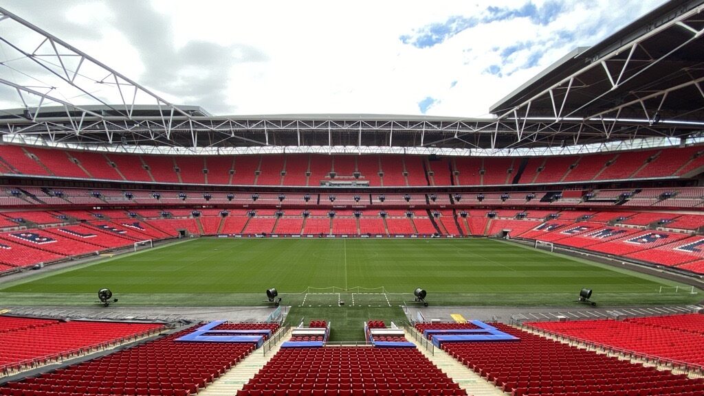 General view inside Wembley Stadium. Arizona State and Kansas could play in London in 2026...