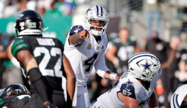 As Cowboys QB Dak Prescott excels in his 10th season, could he play into his 40s?