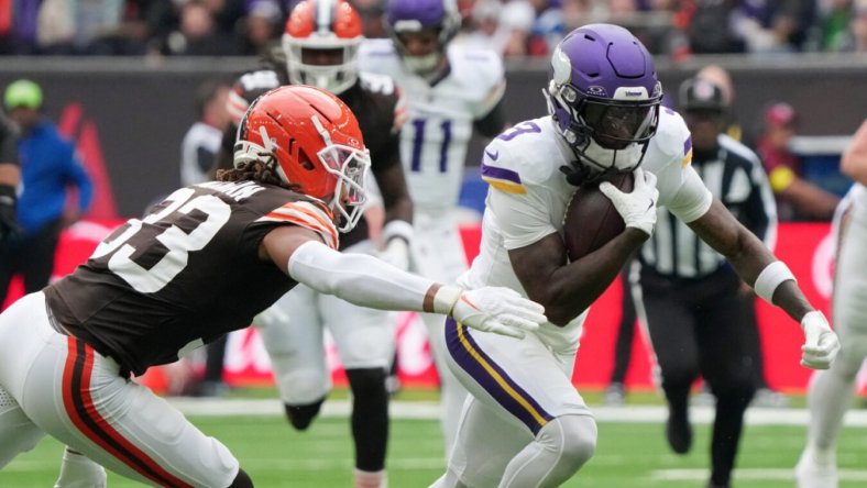 Jordan Addison benched