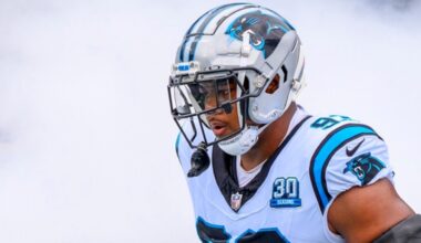 LaBryan Ray returns from injured reserve for Carolina Panthers