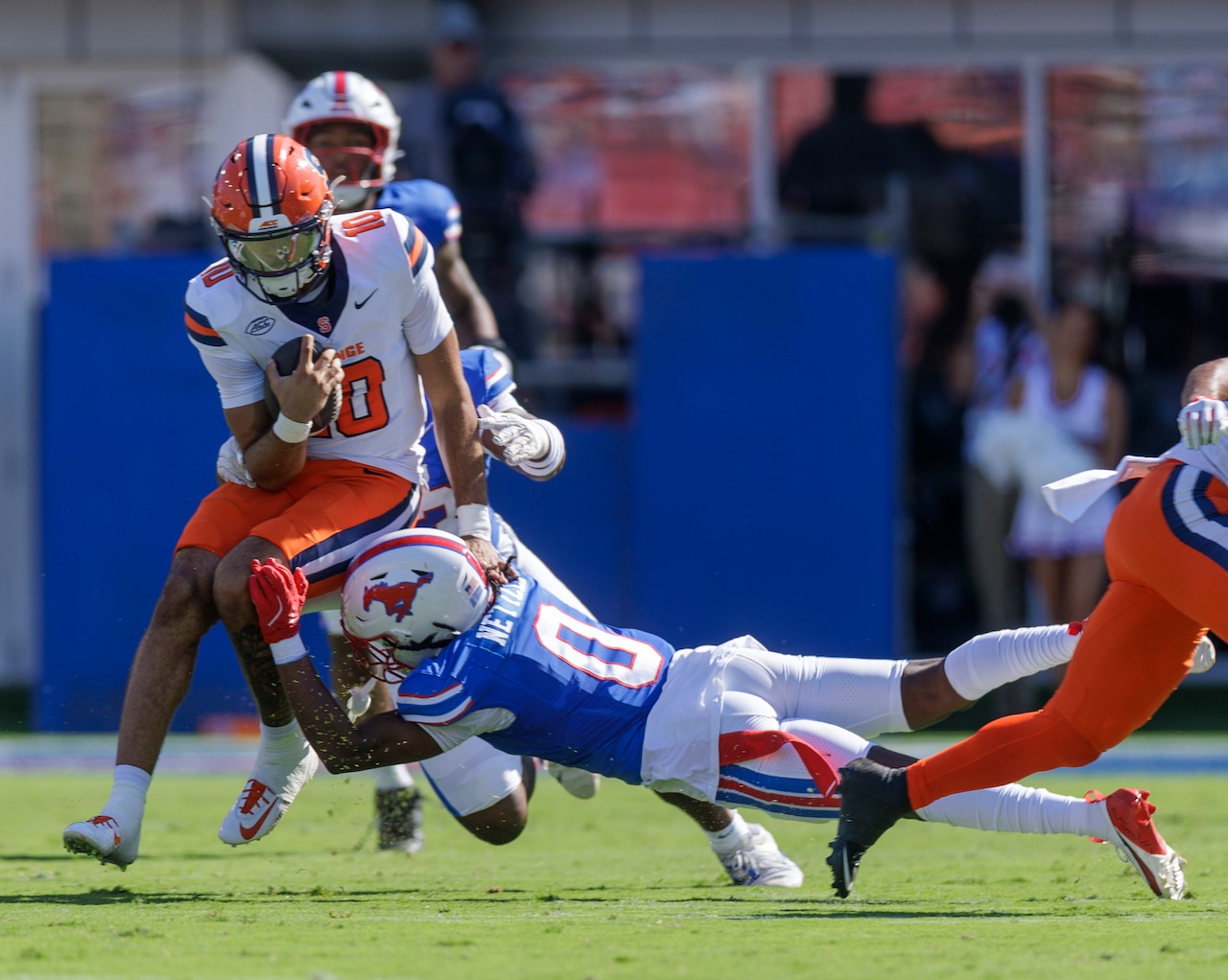 Overheard after Syracuse football practice: ‘I wasn’t on that level as a freshman’