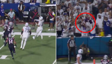 Buffalo Bills fan has bizarre reaction to catching stray ball from Josh Allen - 'maybe he doesn't want to be on TV'