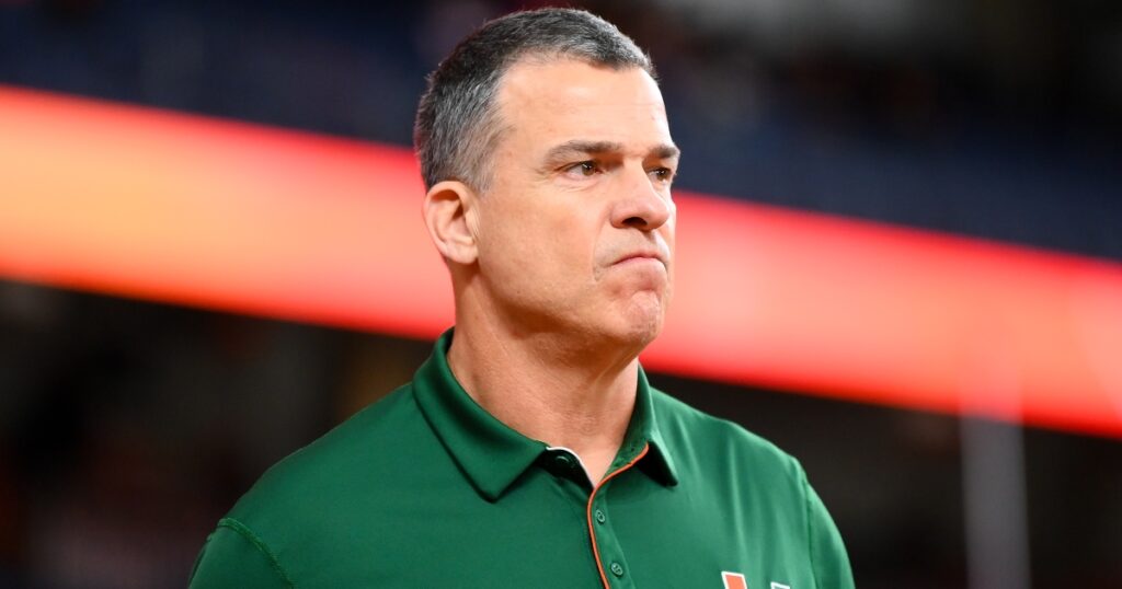 Mario Cristobal, Miami - © Rich Barnes-Imagn Images