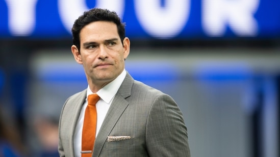 Mark Sanchez joined broadcasting after playing four seasons in the NFL. (AP)