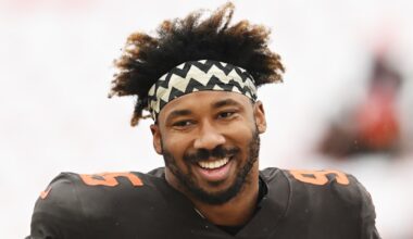 Myles Garrett names his 'All-Graveyard team' of sack victims