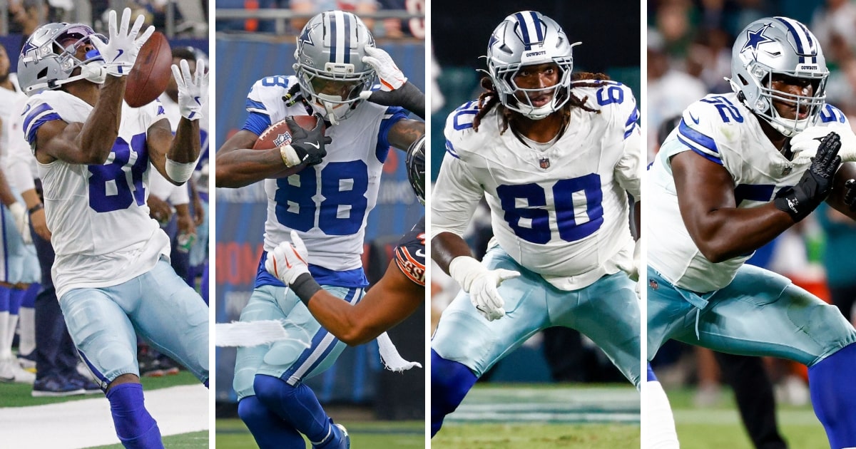 Cowboys get mixed bag of injury updates on two WRs, two OL ahead of matchup vs. Panthers
