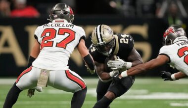 New Orleans Saints, Buccaneers score, stats and live updates