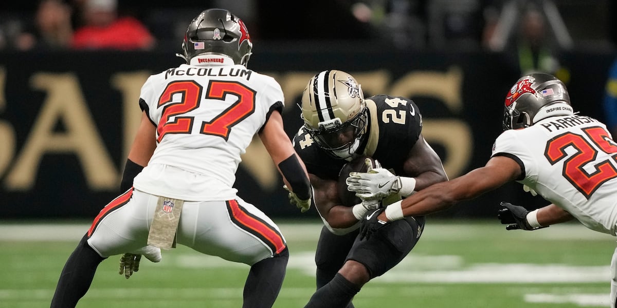 New Orleans Saints, Buccaneers score, stats and live updates