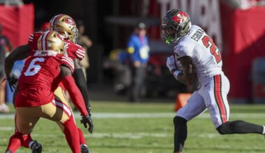 Bucs’ Egbuka to get MRI; Godwin out, Evans could play against Lions - Tampa Bay Times