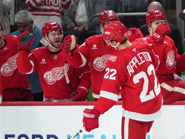 Red Wings beat Panthers 4-1 to end defending champ's winning streak