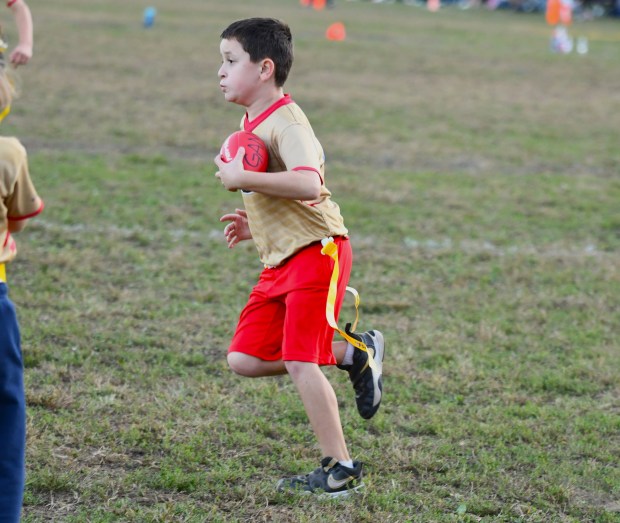 49ers Liam Durkin breaks loose on a 60 yard TD...