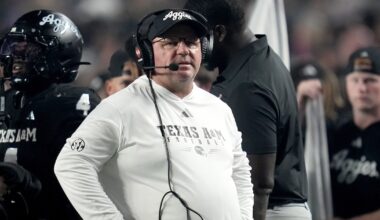 Texas A&M’s Mike Elko discusses lessons he learned from 2024, NCAA’s sports betting ruling