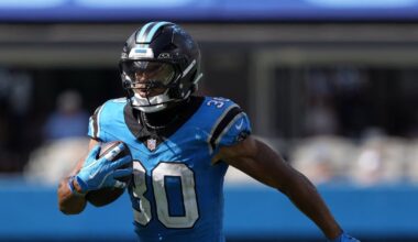 Carolina Panthers RB Chubba Hubbard not expected to play vs. Miami Dolphins