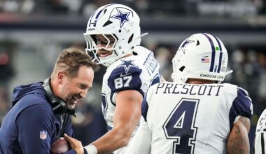 Jake Ferguson’s big day highlighted by Dak Prescott nod, unintentional gift for Dez Bryant