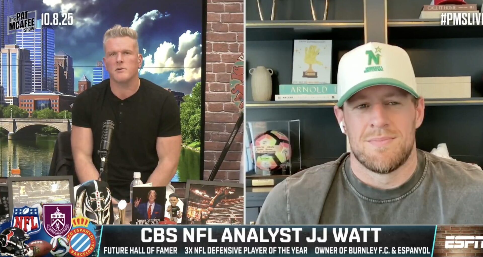 J.J. Watt responds to notion he calls a lot of Steelers games
