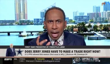 Stephen A. Smith hypes Dallas Cowboys as title contender