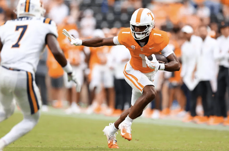 Freshman Wide Receiver Now Doubtful for Tennessee Football vs. Arkansas