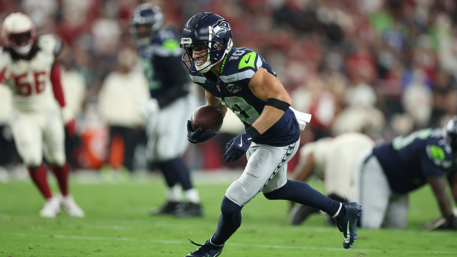 Seattle Seahawks Cooper Kupp run after catch Arizona Cardinals 2025...