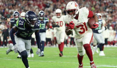 Seattle Seahawks Devon Witherspoon Arizona Cardinals September 2025...