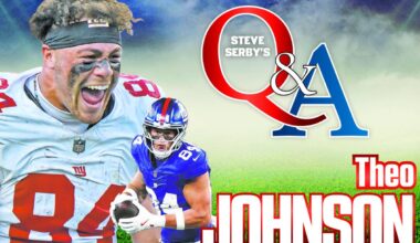 Theo Johnson opens up about Giants' 'gritty ball' with Jaxson Dart