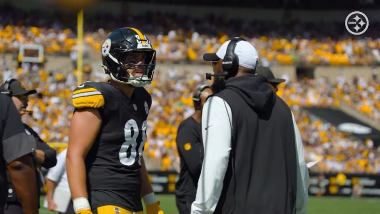 Pat Freiermuth Mike Tomlin Steelers analyst October 3