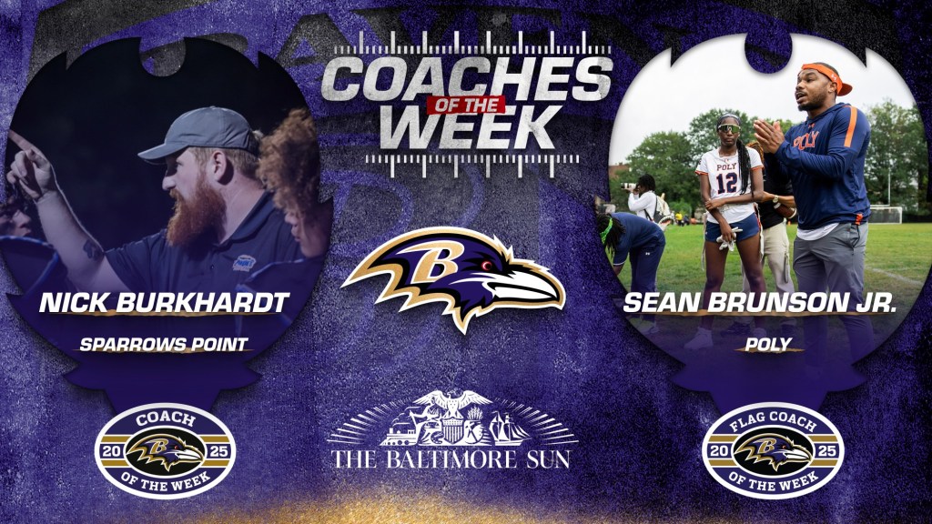 Ravens Week 6 high school football Coaches of the Week