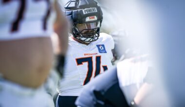 Broncos placing guard Ben Powers on injured reserve with biceps tear