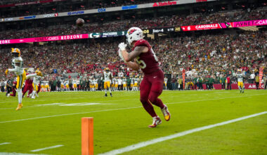 Trey McBride TD Packers Cardinals 1st half...