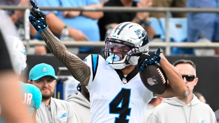 Panthers predicted to trade for 29-catch receiver to pair with Tetairoa McMillan image