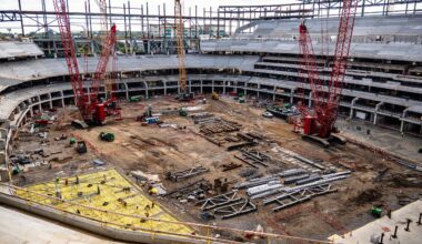 New Nissan Stadium remains on track for Feb 2027 completion