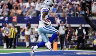 Injured Cowboys running back Miles Sanders is out for the season, team executive says