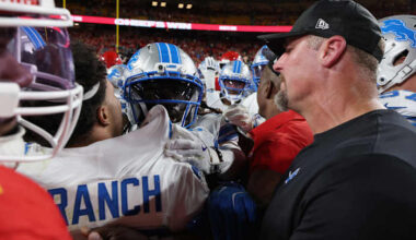 What Dan Campbell said about Detroit Lions player starting postgame brawl with Chiefs